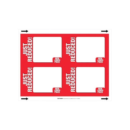 Centurion 11 in. H X 8.5 in. W Automotive/Sporting Goods Sign 25 each 7064690